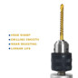 6Pcs/Set 3-8mm HSS Cobalt Drill Bits Set Twist Drill Titanium Drilling Spiral Screw Metric Composite Tap Drill for Drilling Cut Grooving — image 14 of 19