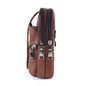 Men Leather Waist Bag, Multifunction Fanny Pack, Large Capacity Belt Bag,Brown Shoulder Bags Crossbody Bags,Multi-layer Buckle Mobile Phone Bag — image 17 of 20