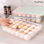 YouPeng Kitchen 24-compartment Refrigerator Egg Box Fresh-keeping Box Plastic Portable Food Storage Box(1PCS/2PCS) — image 4 of 12