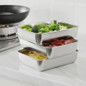 Stainless Steel Food Storage Container with Lid | Rectangular Kitchen Tray for Meal Prep, Snacks & Leftovers — image 8 of 12