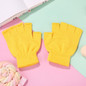 1/6 Pairs Adult Winter Knit Half Finger Gloves Color Warm Fingerless Mittens — image 11 of 12
