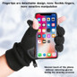 Winter Shaker Fleece Thickened Warm Ski Gloves, Waterproof And Non-slip Outdoor Riding Gloves, Non-slip Wear-resistant Shock-absorbing Cold-proof Warm Gloves, Suitable For Running, Cycling, Hiking, Mountaineering. High Quality Gift — image 14 of 25