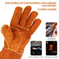 Outdoor Heat Resistant Gloves Kitchen BBQ Oven Gloves Safe Long Grill Gloves — image 5 of 10