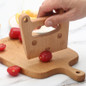 1Pc Wooden Kids Cutter Cute Shape Kitchen Tool For Cutting Veggies Cooking Tools For Children Safe Kitchen Cutting Toy DIY Tool — image 4 of 20