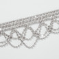 Crystal Necklace Tassel Choker Neck Chain Rhinestones Necklaces Fashion Jewelry Accessories Gifts for Women and Girls — image 5 of 12