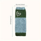 Autumn and winter heart-shaped contrasting color retro warm fashion finger gloves — image 20 of 20