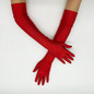 Satined Gloves for Wedding Ceremony Simple Elbow Gloves Formal Occasion Gloves Banquet Long Gloves for 1920s Costume — image 8 of 16