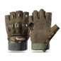 Tactical Half-Finger Gloves - Durable Outdoor Climbing & Cycling Gloves with Anti-Slip Grip — image 23 of 30