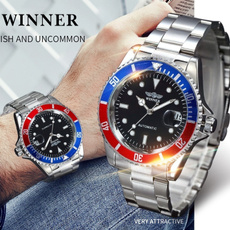 Stainless Steel Band Sport Automatic Watch Luxury Multifunction Business Wristwatch — image 3 of 15