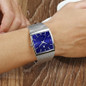 Black Business Mens Watches Square Dial Waterproof En Acier Inoxydable Montre-Bracelet Hommes Montres Quartz Watch WWOOR Uhren Herren Wasserdicht — image 8 of 22