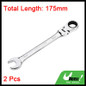 1pc/2pcs Metric Flex-Head Ratcheting Combination Wrench 72 Teeth 12 Point Dual-purpose Rachet Wrench Ended Spanner Hand Tools (6mm-24mm To Choose) — image 43 of 55