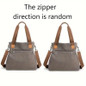 1pc Ladies' Large-capacity Tote Bag, Suitable for Office and Commuting, Classic and Simple, Casual and Versatile Design, Zippered Bag, Handbag — image 31 of 46