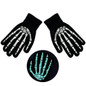 Novelty Halloween Glowing Claw Gloves Scary Cosplay Costume Full Finger Gloves Adult Unisex Gothic Knitting Gloves BUT — image 15 of 15