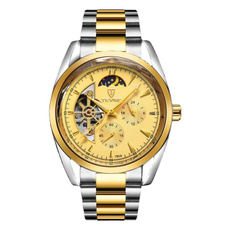 TEVISE Swiss Automatic Tourbillon Watch for Men - Waterproof Luxury Business Chronograph with Stainless Steel Band — image 3 of 25