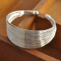 Women Multilayer Open Wide Style Cuff Bracelet Bangle Jewelry Women Statement Jewelry Indian Bangles Christmas Jewelry — image 5 of 13