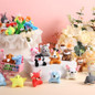 200 Pcs Mini Stuffed Animals Bulk Small Stuffed Animals Keychain Tiny Plush Toys For Operation Valentine Classroom Rewards Fillers Carnival Prizes(Cute) — image 5 of 8