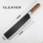Chefs Knife Set Knives Kitchen Set - Real Wood Handle- Professional Kitchen Knife - 2 Piece Stainless Steel Cutlery Knives Set — image 4 of 13