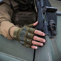 Tactical Combat Gloves - Military Grade Half Finger Design for Cycling, Outdoor Training & Motorcycle Riding | Anti-Slip, Abrasion & Cut Resistant — image 4 of 22