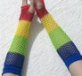 Fishnet Gloves Punk Fingerless Gloves for Nightclub and Costume — image 15 of 22