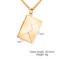 Fashion Can Open Envelope Lovers Pendant Necklace Jewelry for Birthday Gift — image 4 of 11