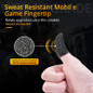 60pcs/50pcs/45pcs/40pcs/30pcs/20pcs Gaming Finger Sleeves Breathable Fingertips for Mobile Phone Game Controller Finger Thumb Sleeve Gloves Carbon Fiber Anti-Sweat Seamless Touch Screen Finger Covers — image 12 of 34