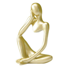 Abstract Meditation Sculpture Set | Modern Home Decor Figurines for Zen & Interior Design — image 3 of 19