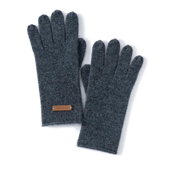 Touchscreen Cashmere Gloves for Winter - Windproof Thermal Knit Gloves for Cycling and Outdoor Activities — image 1 of 10
