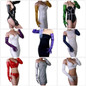 Bold Color Choices Smooth Full Length Gloves Cosplay Photography Prop Durable Faux Leather — image 12 of 13