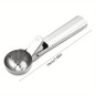 1Pc, Ice Cream Scoop, Premium Ice Cream Scoop with Trigger, Stainless Steel Ice Cream Scoop, Heavy Duty Metal Ice Cream Scoop, Watermelon Scoop, Dessert Scoop, Dishwasher Safe, Great for Frozen Yogurt, Ice Cream, Sundaes, Kitchen Accessories — image 10 of 18