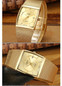 Black Business Mens Watches Square Dial Waterproof En Acier Inoxydable Montre-Bracelet Hommes Montres Quartz Watch WWOOR Uhren Herren Wasserdicht — image 18 of 22