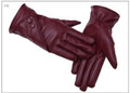 New Winter Ladies Leather Gloves Leather Lace Touch Gloves Warm  Cycling Gloves(3 Colors) — image 21 of 21