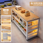 Multifunctional Kitchen Storage Cabinet with Microwave Stand and Cutting Board — image 37 of 58