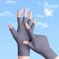 Womens Gloves Sun Protection Fingerless Anti-UV Ultra-Thin Cotton Gloves Soft — image 20 of 22