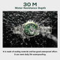 Luxury TEVISE Mechanical Watch for Men Fashion Green Waterproof Sport Business Wrist Watches Armbanduhren Herren — image 9 of 23