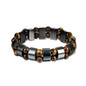 Double Hematite Tiger's Eye Bracelets Men Tiger Eye & Hematite Charm Bracelets for Women Natural Energy Stone Bracelet Jewelry — image 14 of 16