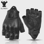ELLSWEITA Motorcycle Gloves: Genuine Leather, Anti-Slip & Touchscreen Compatible for Riding — image 4 of 11