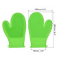 1 Pair of Silicone Cleaning Gloves Dishwashing Gloves Kitchen Household Silicone Washing Gloves — image 10 of 13