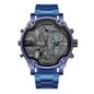 Oversized Dial Dual Time Watch for Men - Sporty Multifunction Quartz Watch — image 16 of 16