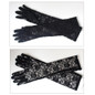 Flower Long Gloves Lace Gloves Prom Gloves Bridal Gloves for Wedding Gloves — image 6 of 13