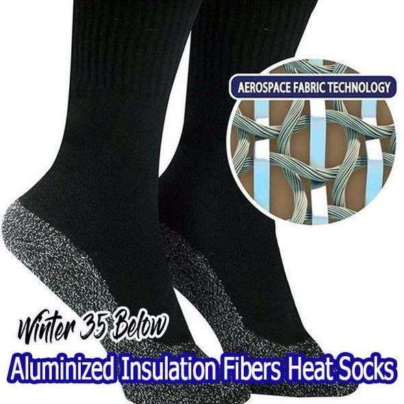 Winter 35 Aluminized Keep Feet Long Sock Heat Fibers Insulation Below Socks 2018 New — image 1 of 8
