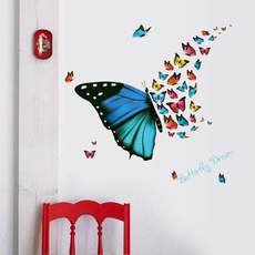Colorful butterfly Wall Sticker Butterflies for decoration DIY Vinyl Home Decor Art Decals 3D Wallpaper stickers on the wall — image 3 of 14