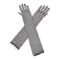Sexy Fishnet Gloves Long Mesh Fingerless Gloves for Rave Halloween Cosplay Party — image 5 of 12