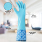 4 Pair Household Cleaning Gloves, Reusable Medium-Sized Multi-Purpose Gloves, Assorted — image 5 of 9
