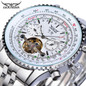 Automatic Watches for Men Fashion Brand JARGAR Men's Big Face Automatic Mechanical Male Wrist Watch Steel — image 12 of 25