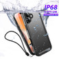PlusAcc Waterproof Case for iPhone 17 Air 16 15 14 13 12 11 Pro Max Mini 14 15 16 Plus [Built-in Screen Protector][IP68 Underwater][6.6FT Military Dropproof][Dustproof] Full Body Shockproof Protective Phone Case — image 4 of 13
