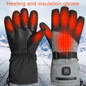 Electric Heated Warm Gloves Waterproof Snow Ski Gloves Snowboarding Gloves — image 6 of 13