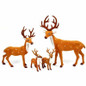 1/4pcs Christmas Reindeer Stuffed Animal, Deer Stuffed Animal, Deer Plush, Cute Stuffed Deer Plush Toy for Gifts Xmas Decor — image 10 of 22