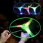 1Pc Funny Spinning Flyer Luminous Flying LED Light Handle Luminous Fashion Sport Toys For Kids Children Girls Random Color — image 5 of 18