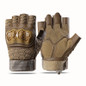 Tactical Motorcycle Gloves - Anti-Slip Shock-Absorbing Half-Finger Riding Gloves for Men — image 9 of 11