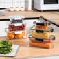PP Food Storage Box Plastic Transparent Container Set with Lid Leakproof Kitchen Storage Bottle Jar Dry Food Jar Stackable Organizer Box for Freezer,Dishwasher, Oven, Microwave,Leftovers — image 7 of 36